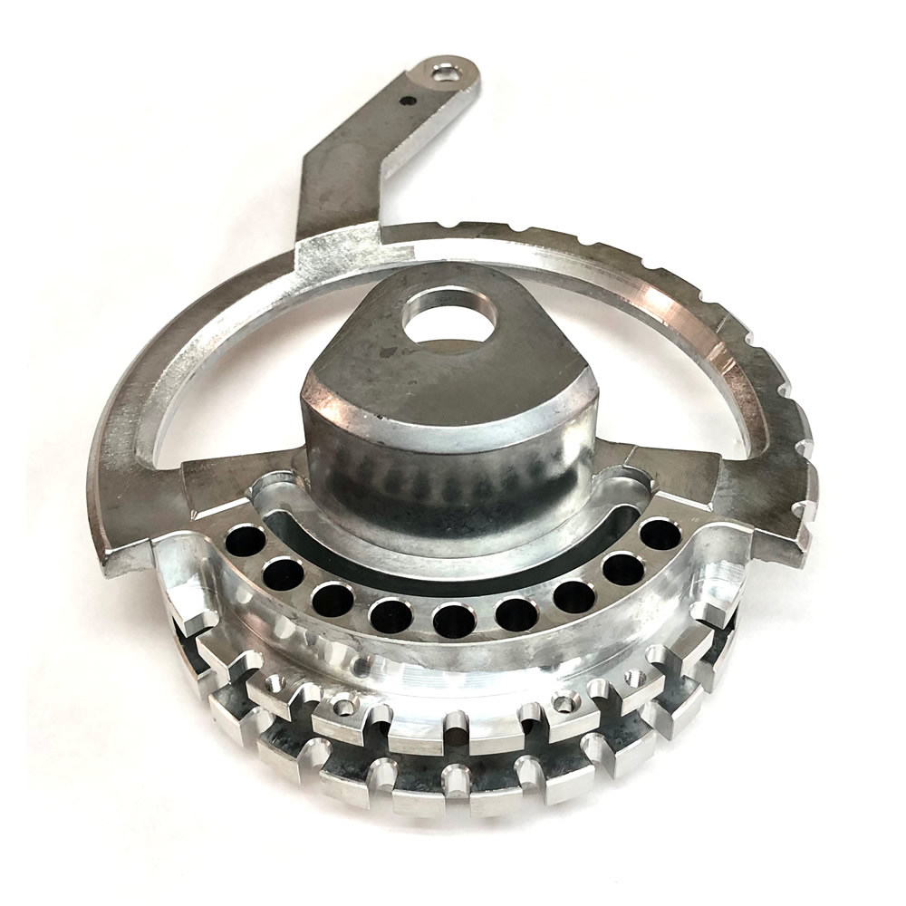 回転板 アルミ系 機械加工 刺繍機/量産（マシニング センター）120x170x70 愛西工場