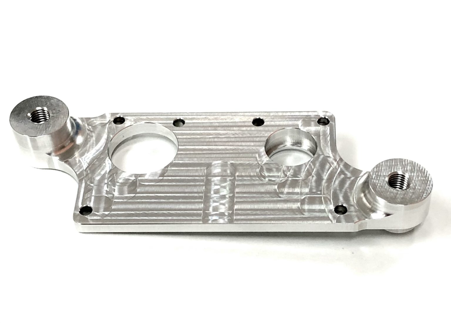 フロントプレート 6061 機械加工 航空機 /小ロット（マシニングセンター）105x40x15